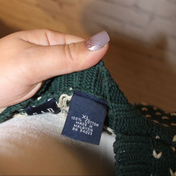 GAP Nordic Fair Isle Christmas Reindeer Sweater - Picture 4 of 5